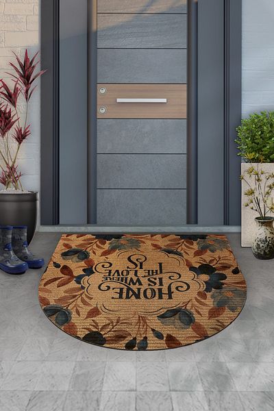 Popcorn Kids Door Mat - Home Is Where Love Is
