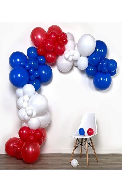 party mix Captain America Balloon Chain Captain America Birthday Balloon Chain Set