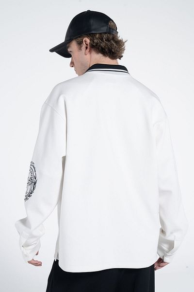 Friday Offset Ανδρικό μπουφάν Denis Off-White Oversize πουκάμισο