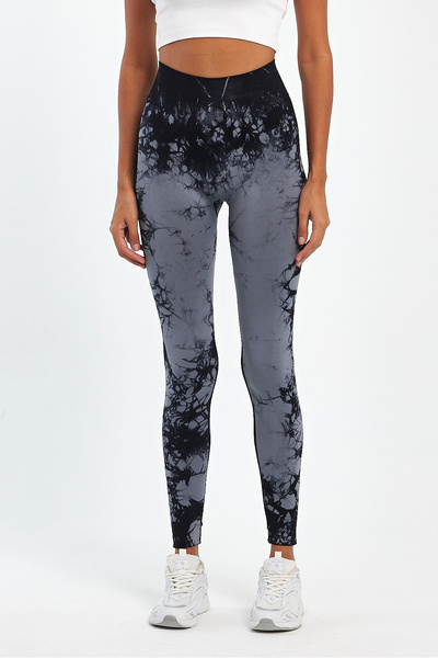 cervus Women's Seamless Push-Up Tie-Dye Leggings - Recovery Sports Leggings