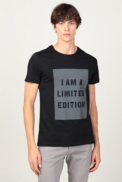 Tudors Ανδρικό T-shirt Slim Fit Slim Fit 100% βαμβακερό μαλακό μπλουζάκι με ε...