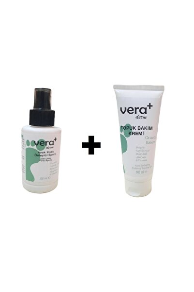 Vera Derm Ayak Koku Önleyici Sprey 1(ADET) Derm Topuk Çatlak Ve Ayak Bakım Kr...