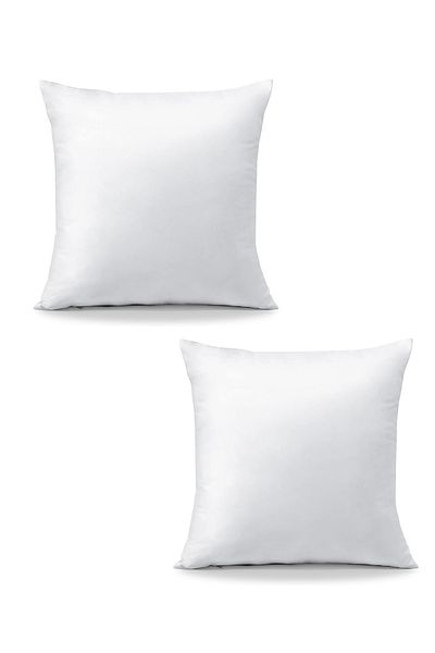 Soyoe Pro 2 Pieces Ultra Plump Square Throw Pillow Inner Pillow Fiber Can Be Washed Suitable for 45*45 Throw Pillow