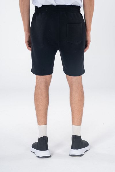 Friday Offset Pantaloni scurți negri cu buzunar elastic pentru bărbați Pina