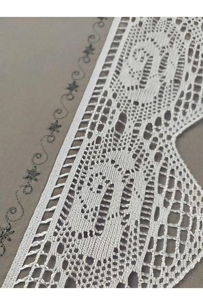 Modares Store Rose Lace Piccolo Double Pillow Case Gray 50x70
