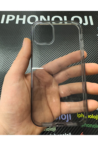 Powerfox iPhone 13/ 14 Uyumlu Cam Görünümlü Asla Sararmayan Kılıf