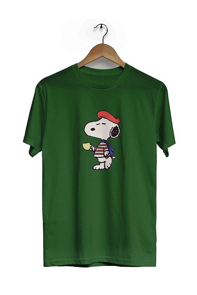 herotasarım Κοντομάνικο μπλουζάκι Snoopy Patterned Artist - BLL4517