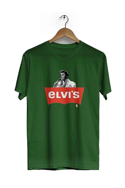 herotasarım Μπλουζάκι Elvis με κοντό μανίκι - bll4405 Μοντέλο