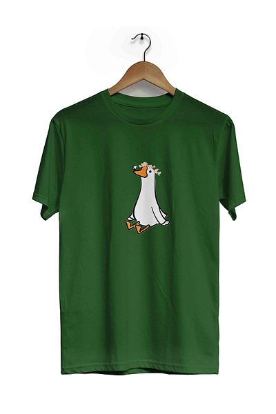 herotasarım Κοντομάνικο μπλουζάκι Happy Duck - bll4466