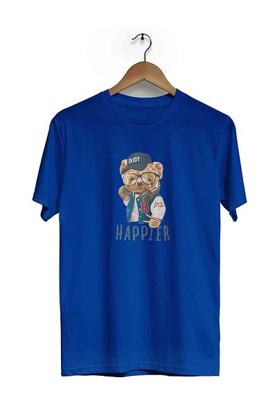 herotasarım Happier κοντομάνικο μπλουζάκι - Bll4720