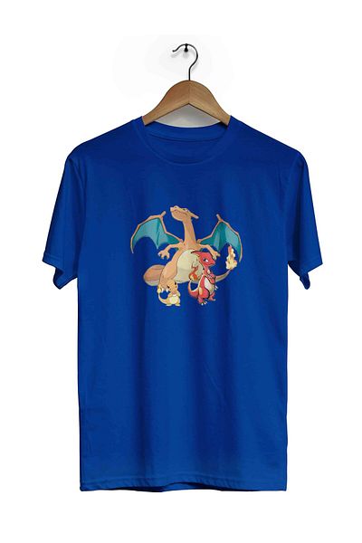 herotasarım Μπλουζάκι με κοντό μανίκι Pokemon Charmander - Bll4798