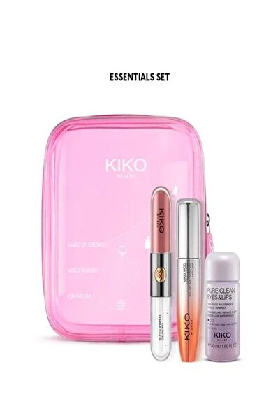 Kiko ESSENTIALS MINI POCHETTE SET Makeup Bag