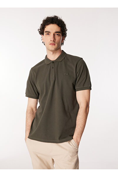Lee Cooper Yeşil Erkek Polo T-shirt 242 Lcm 242025 Twıns Olıve