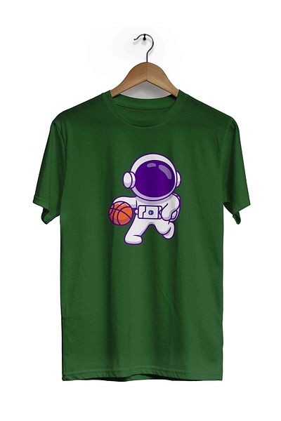 herotasarım Κοντομάνικο μπλουζάκι μπάσκετ Astronaut - bll4985