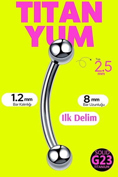 Luckshery Titanyum Banana Piercing Kıkırdak Kulak Snug Daith Rook Surface For...