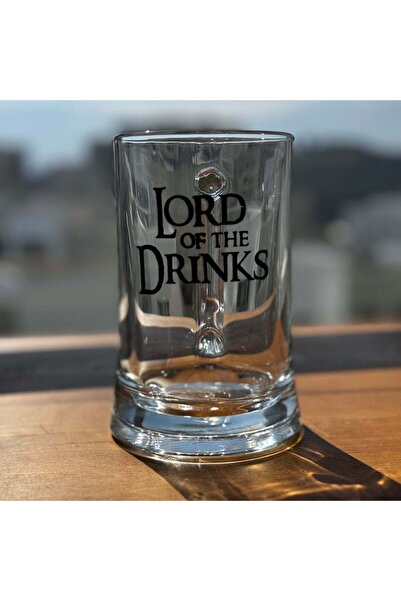 The Lucid Lab The Lord of the Drinks / Baskılı Kulplu Bardak 500 CC