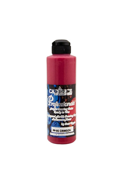 Cadence Boya Crimson Kırmızı Profesyonel Hazır Pouring Boya 500ml