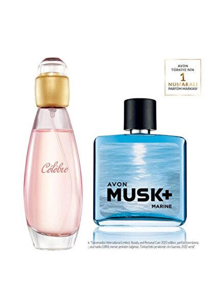 AVON Celebre 50 Ml. Kadın Parfüm Edt Avon Musk Marine Erkek Parfüm EDT 75 ml ...
