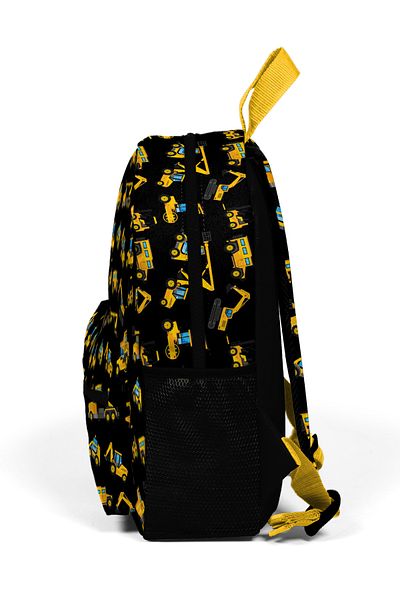 Coral High Rucsac Little Nest Negru Galben Mașină de lucru Model Două Compartimente 23352
