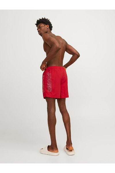 Jack & Jones Ανδρικό κόκκινο σορτς μαγιό Fiji ( 12253118 -TRD)