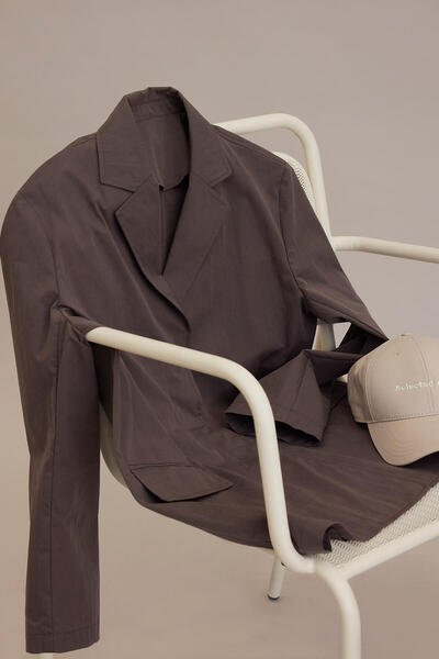 Manuka Mink Blazer Jacket - Relaxed Fit