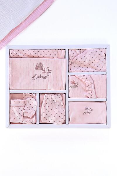 Sitilin Baby Girl Newborn Embroidered Kanabiçeli Fancy 10 Pieces Hospital Exit STL6575