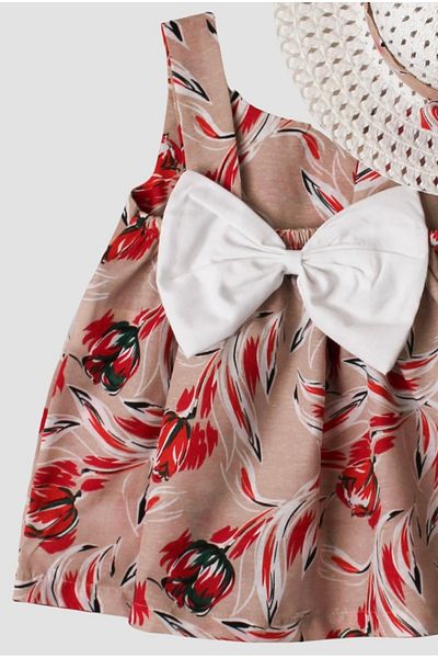 Chicsy Baby Baby Girl Dress with Hat and Bow