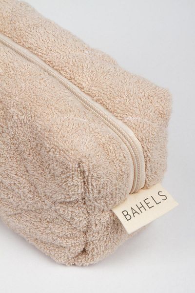 BAHELS Beige Makeup Bag - Super Size, Modern Design, Towel826334