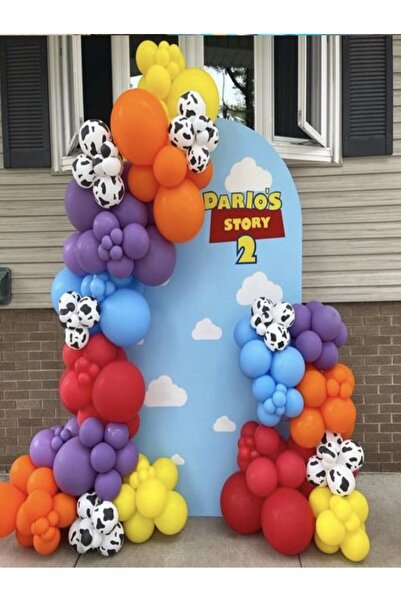 party mix Toy Story Balon Zinciri Toy Story Doğum Günü Konsepti Balon Zinciri...