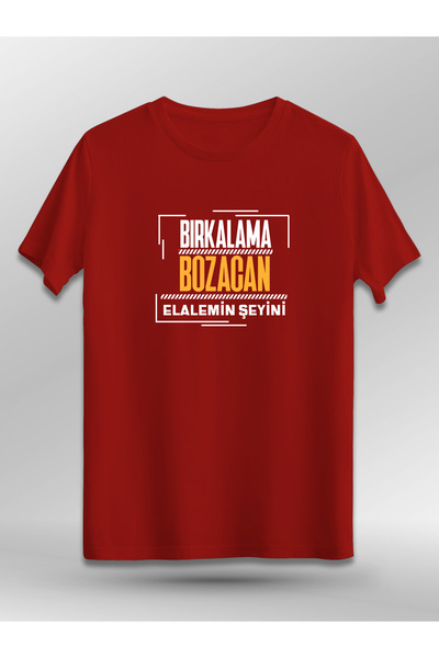 Trakya Bazaar Bırkalama Bozacan Elalemin Şeyini (Baskılı Üniseks Tişört)