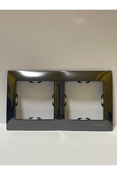 HUZUR Simon Metal Dark Steel Double Frame
