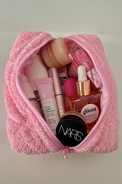 BAHELS Modern Design Pink Makeup Bag - Super Size826334