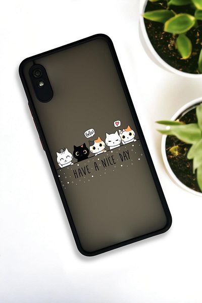 mooodcase حافظة هاتف فاخرة شفافة وشفافة متوافقة مع هاتف Xiaomi Redmi 9A