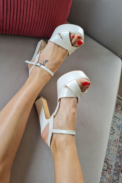 Topukla Footwear 11 3535 Pantofi de seară cu toc gros cu platformă pentru femei