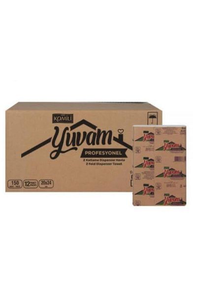 Komili Yuvam Z Folded Towel - 12X150 Sheets