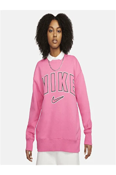 Nike NİKE SPORTSWEAR PHOENİX KADIN PEMBE SWEATSHİRT POLAR