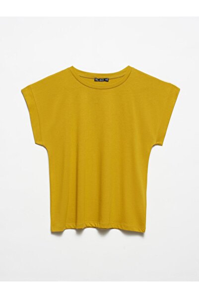 Dilvin 3504 DİLVİN Велосипедна коміркова футболка з бавовняної тканини