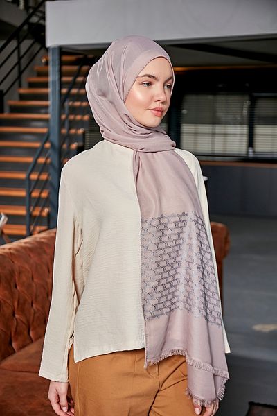 Scarf Βαμβακερό σάλι ζακάρ