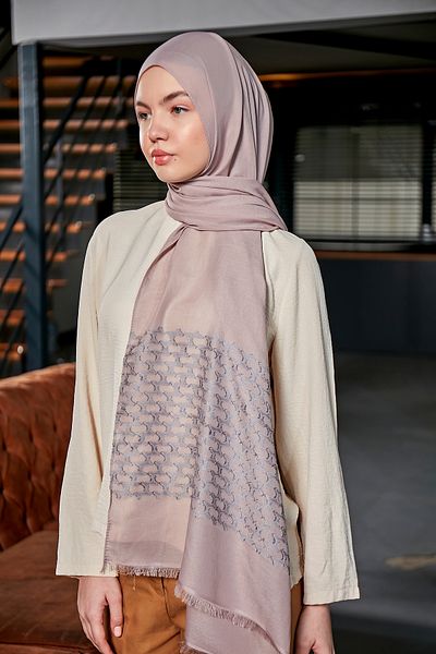 Scarf Βαμβακερό σάλι ζακάρ