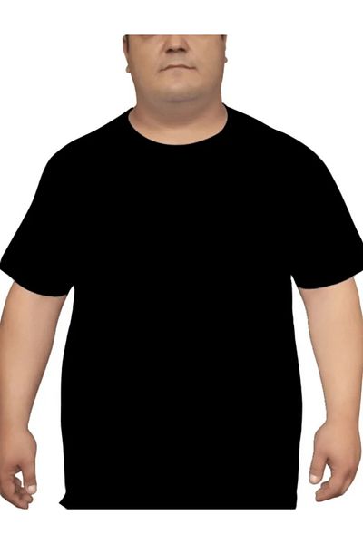 by İGP Μαύρο μεγάλο μέγεθος Oversize κοντομάνικο ανδρικό εσώρουχο