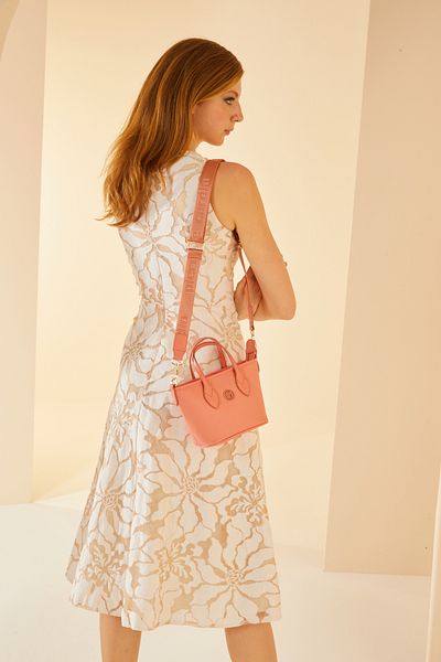 Pierre Cardin Coral Print Women's Shoulder Bag 05Po24Y1833