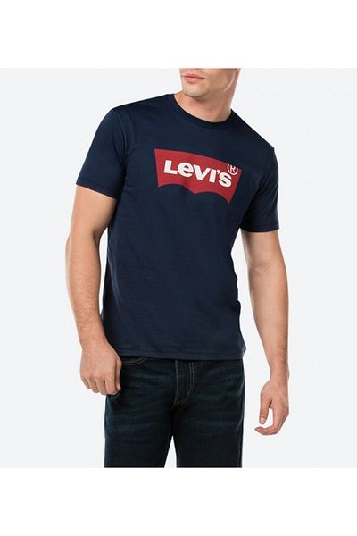 Levi's LE SS TEE Men's Navy Blue T-Shirt