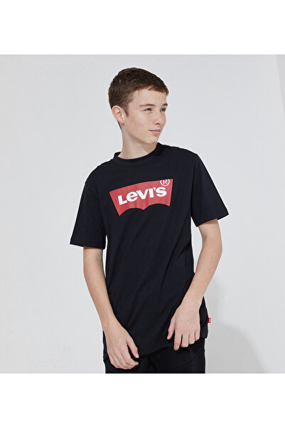Levi's تي شيرت LE SS TEE للرجال باللون الأسود
