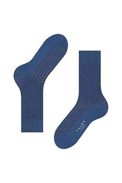 FALKE Herren Socken - Shadow, Strümpfe, Baumwolle, Logo, lang, einfarbig