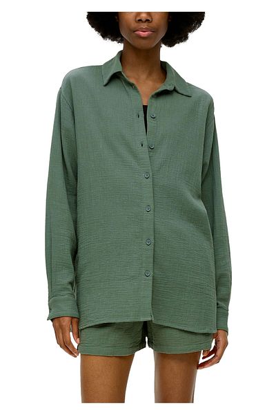 QS by s.Oliver Bluse mit weitem Schnitt