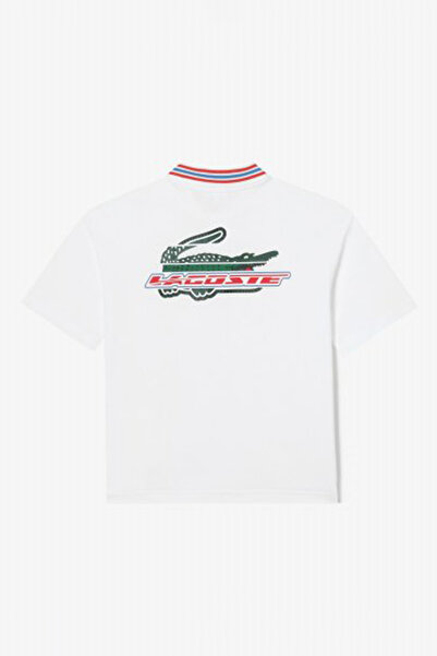 Lacoste PJ5322-00 BLANC/MULTICO T-shirt Polo Neck
