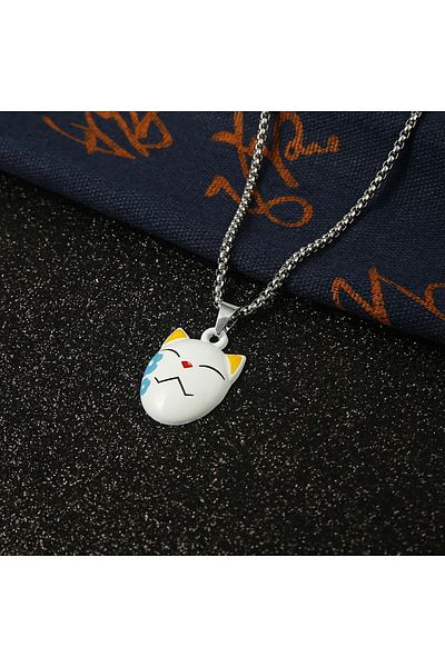 FG KONNİCHİWA Anime Demon Slayer amado Tanjirou Nezuko Kimetsu no Yaiba Cosplay NECKLACE
