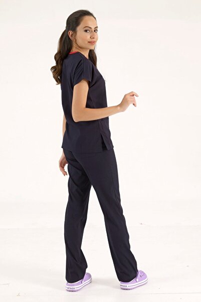 scrubs forma Likralı Kumaş Veteriner Forması Diş Hekimi Üniforması