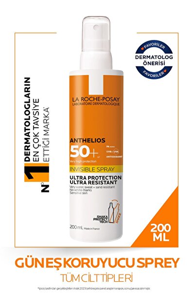 La Roche Posay ANTHELİOS SPF50+ INVİSİBLE MOİSTURİZİNG HİGH PROTECTİON BODY S...