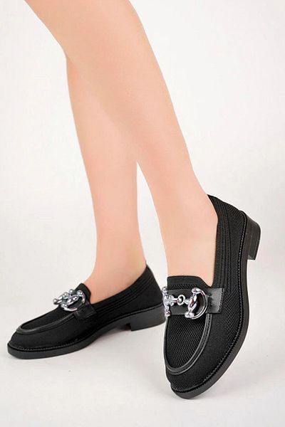 Aleza Shoes New Season Chain Detail Women's Casual Shoes